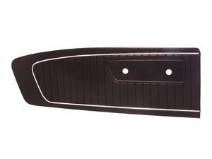 1964 1965 ford mustang standard door panels black
