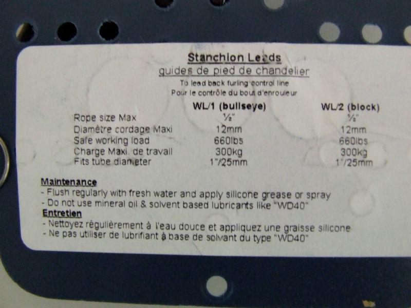 Spinlock WL/2 (Block) Stanchion Lead, US $24.99, image 4