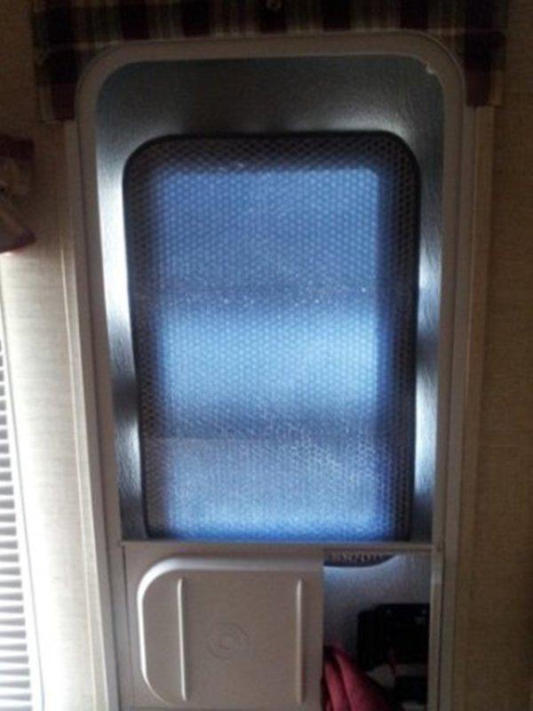 Camco rv door window cover sunshield screen sun camper travel trailer motorhome 