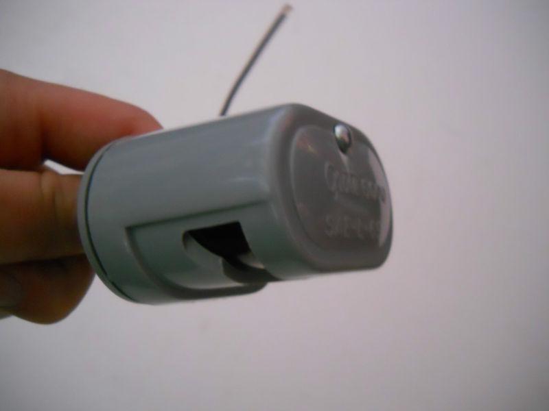 Compact gray license light for car pickup truck hot rod or rat rod vintage