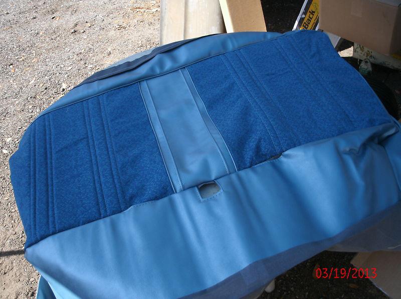 1967 impala 2-door hardtop factory cloth/ vinyl seat cover set chevy gm