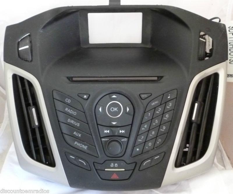 12-13 ford focus radio cd control panel face plate cm5t-18k811-kc 