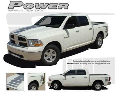 Dodge Ram Bed Side Graphics Decals - 3M Pro Vinyl Stripes 2011 484, US $93.49, image 6