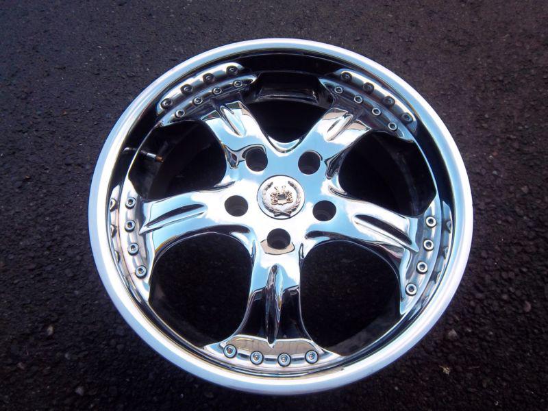 17 x 7.5 vogue chrome cadillac deville sts mht alloy wheel