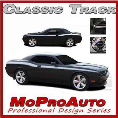 Classic dodge challenger graphics - pro grade 3m vinyl stripes decals 2010 702