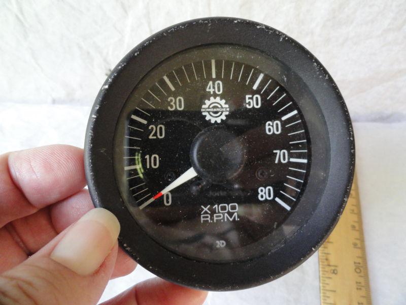 414-0709 speedometer vintage bombardier rpm gauge japan made for bombardier