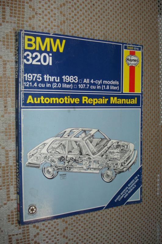 1975-1983 bmw 320i service manual shop book haynes repair 82 81 80 79 78 77 76