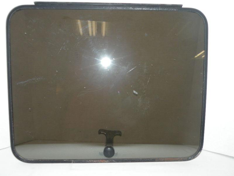1982-1995 chevy van rear back cargo door glass left side (driver)  pop out  oem