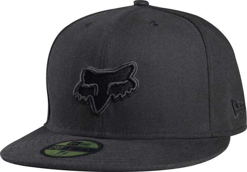New fox racing mens tune up new era hat cap black 68101-001 size 7 5/8