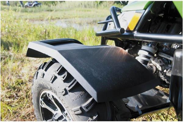 Arctic cat wildcat (12-13) black paintable plastic front fenders new oem