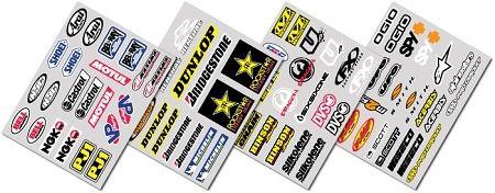 Factory effex iron on sponsor kit