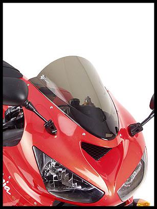 2005-2008 ninja zx-6r / zx-6rr race windscreen smoke