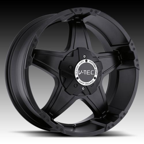 20" v-tec 395 black wheels rims ford f150 expedition