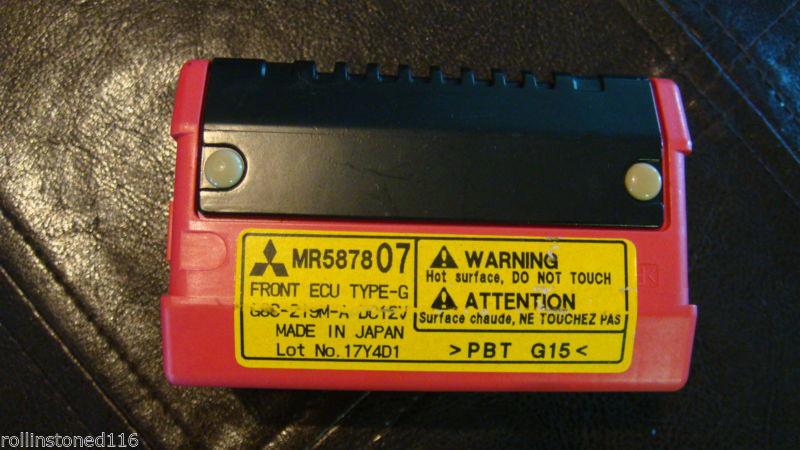 Mitsubishi chrysler dodge denso front ecu unit mr587807 g8c-219m-a red