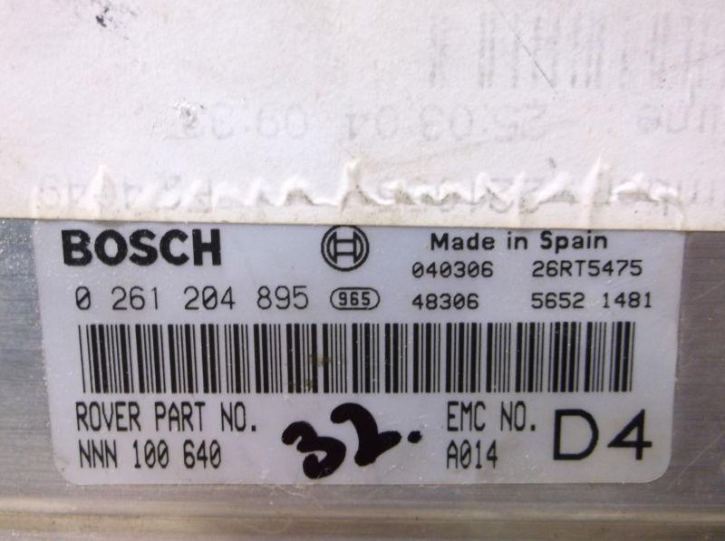 00-01-02-03-04 land rover discovery. engine control module..ecu..ecm..pcm