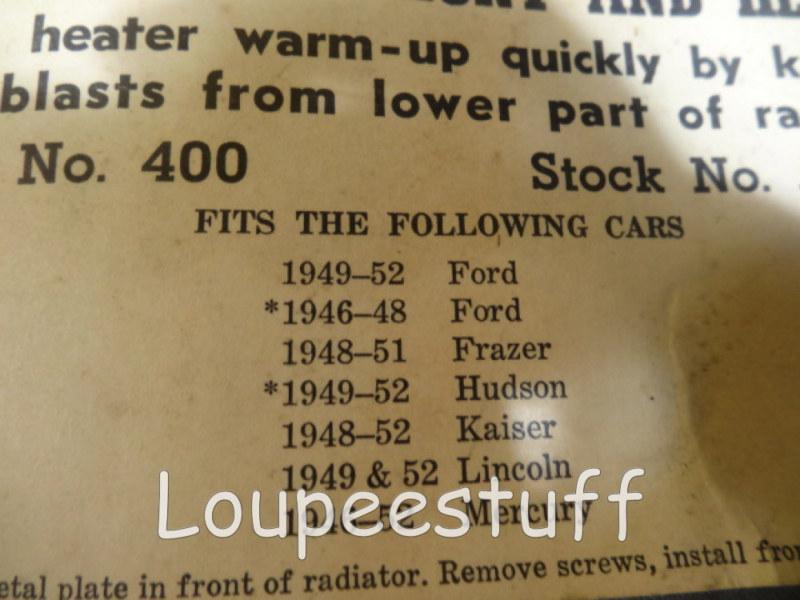 NORS 1946 - 52 HUDSON CHEVY CADILLAC PLYMOUTH STUDE MERCURY LINCOLN DODGE G741, US $29.99, image 6