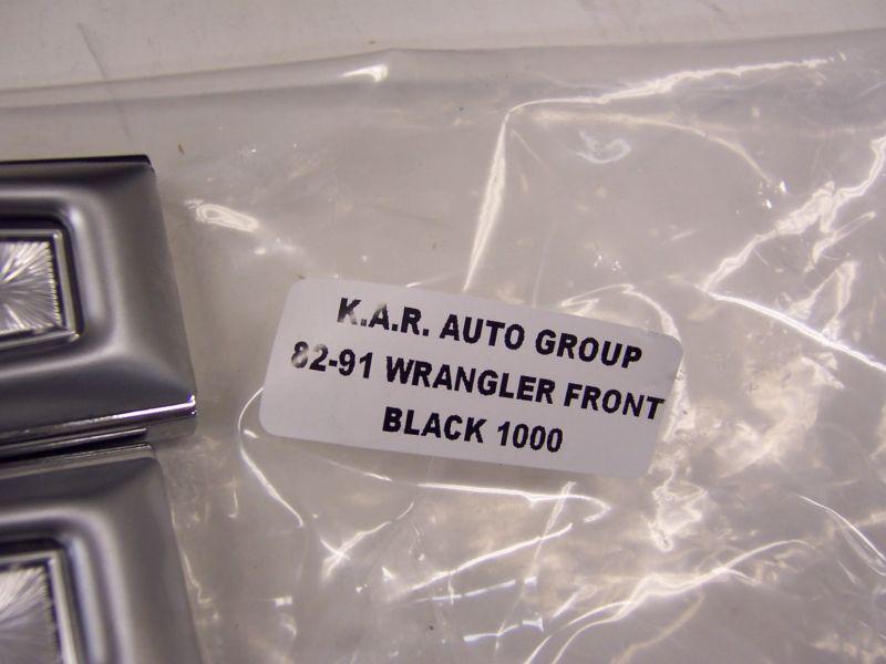 1982 through 1991 Jeep Wrangler black 3 point retractable front seat belts; Pair, US $199.95, image 4