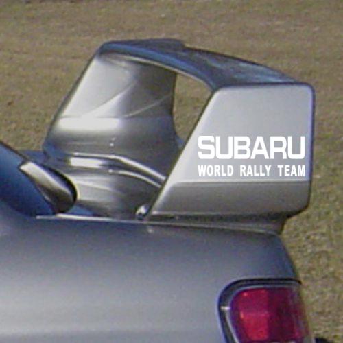 Subaru world rally team decal 2x