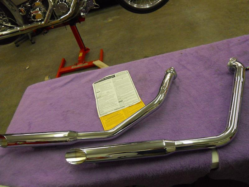 Find Harley FXD Dyna Glide Evo Python Exhaust System Slash Cut in