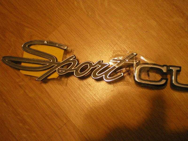 Find 1972 Ford Pickup Sport Custom emblem in Littleton, Colorado, US, for US 0.99