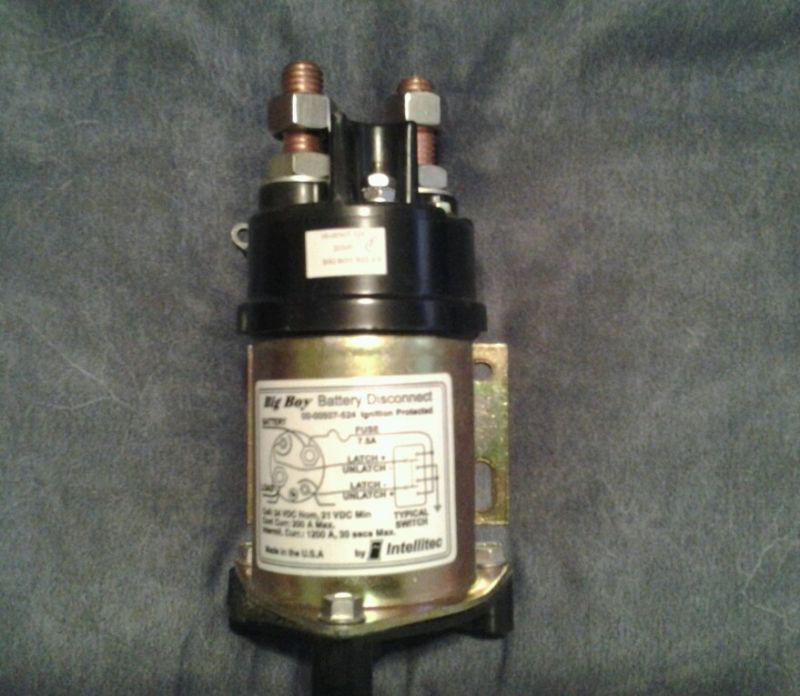 New intellitec 200 amp 24 volt big boy battery disconnect relay 00-00507-524