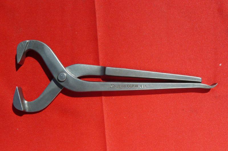 Vintage snap on gcp 10 grease dust cap pullers pliers clean usa tool
