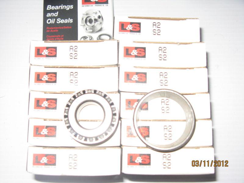 A-2  -new lot of 12 ball bearings  a-2  l & s  high quality