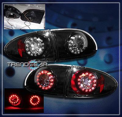 95-02 chevy cavalier led altezza tail brake lights lamps black 96 97 98 99 00 01