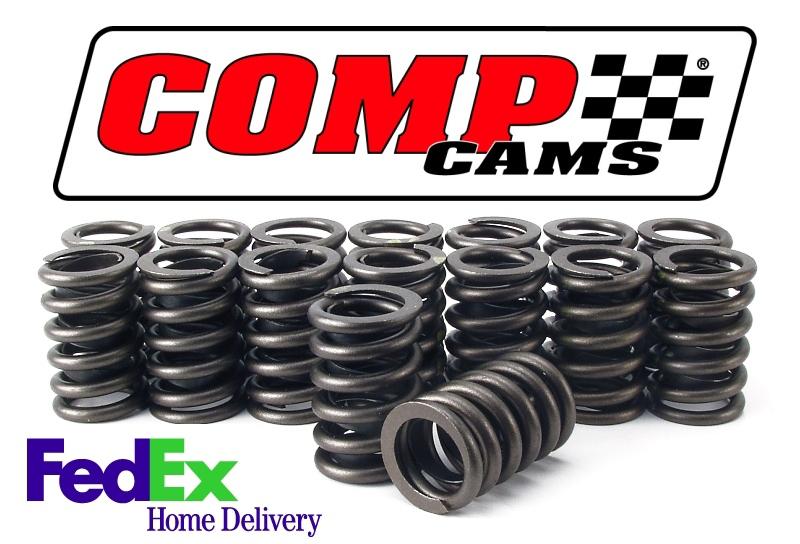 Comp cams 1.230" diameter single outer valve springs with damper #980-16