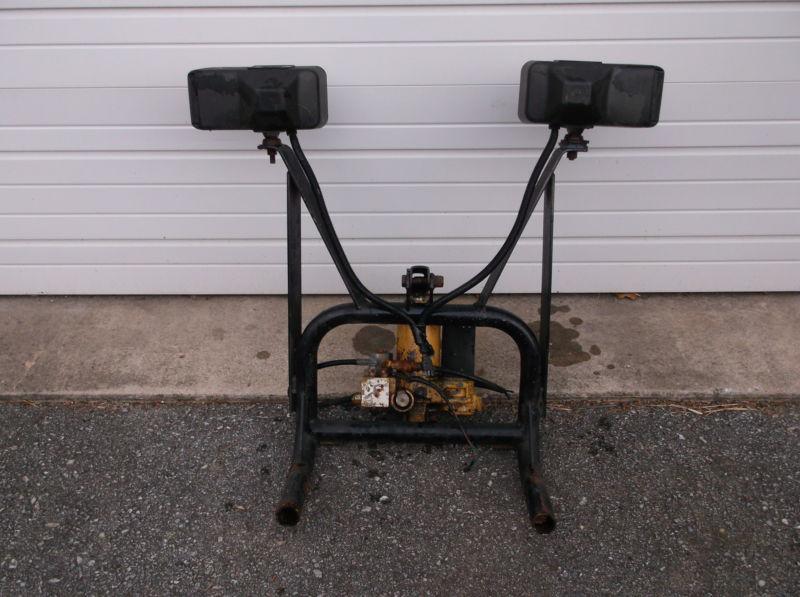 MEYER 7FT POWER ANGLE PLOW E47 PUMP HOOP LIGHTS GOOD SHAPE , US $600.00, image 2