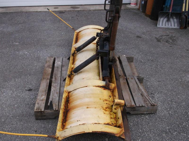 MEYER 7FT POWER ANGLE PLOW E47 PUMP HOOP LIGHTS GOOD SHAPE , US $600.00, image 4