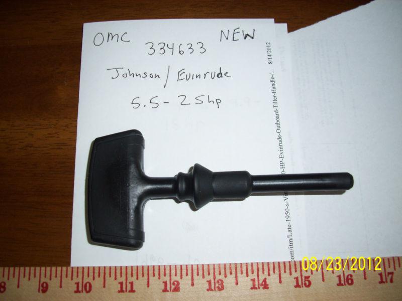 Vintage johnson/evinrude outboard recoil starter handle 334633 5-25hp new !! 