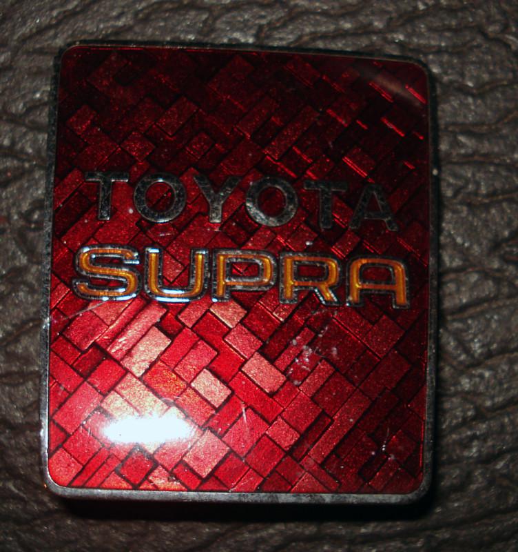  1990 oem supra 7mgte front badge emblem will fit 1986-92 models