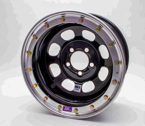 Bart wheels imca beadlock 15x8 in 5x5.00 black wheel p/n 531-58503b