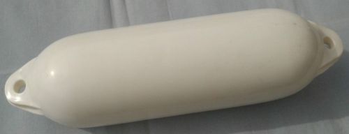 19" boat fender bumper boat docking protection heavy duty white pwc