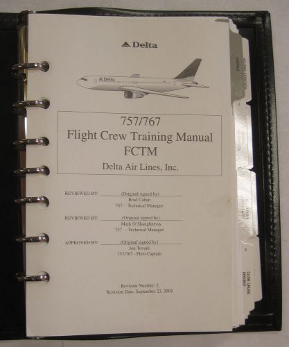 B747/767 original flight crew training manual major airline