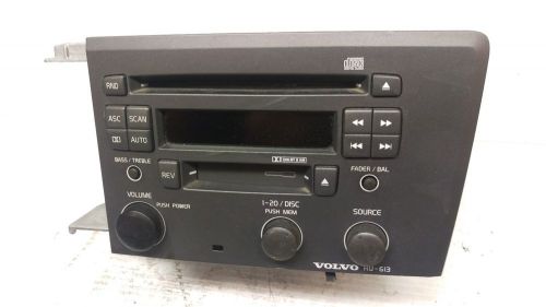 Volvo oem hu-613 dash single cd cassette radio tuner s60 v70 xc70 02 hu613 2002