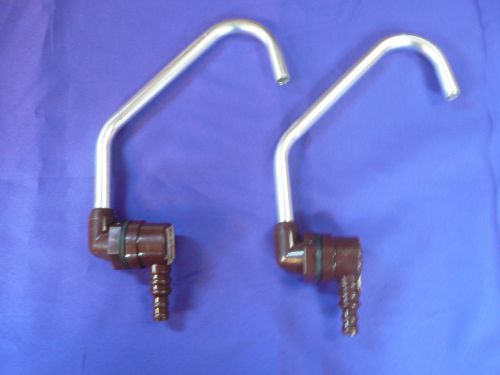 Two whale faucets for galley pumps