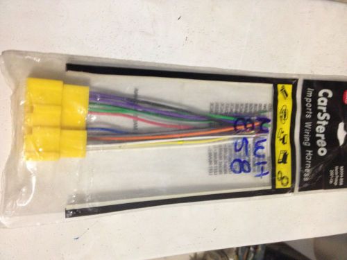 New car  receiver wiring harness plug for installing a new cd player mwh858
