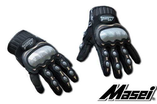 Masei helmet 108 black motorcycle &amp; motocross glove devil m/l/xl