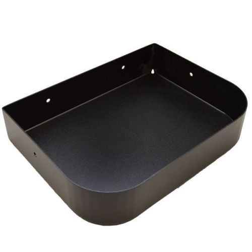 Ranger 7200298 black 9 7/8 x 7 1/2 inch aluminum boat console storage tray bin
