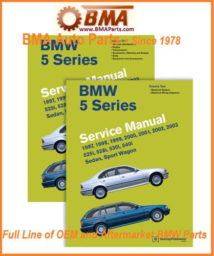 New e39 5 series bmw bentley repair manual 97-2003 - 2 volume set b503