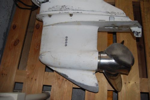Evinrude /  johnson  outboard  150-225  lower  with stainless prop  25&#034;  shaft