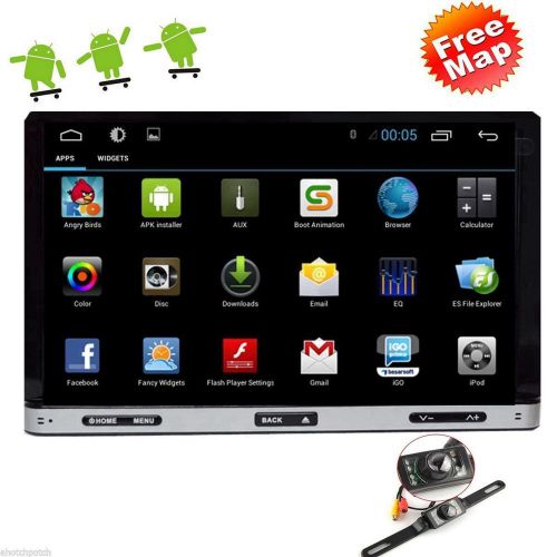 Backup camera android 4.4 7"2din 3g-wifi car gps dvd player in dash radio stereo