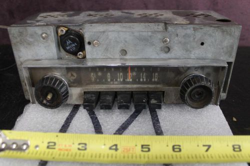 Vintage mopar transaudio am radio push button model 216 plymouth 1960&#039;s