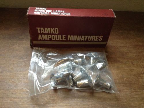 Vintage tamko ampoule miniatures nos nib 12 volt automotive light bulbs 120 rc