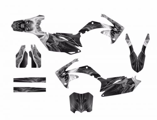 Crf 450r graphics kit for 2009 2010 2011 2012 honda no6666 metal skull