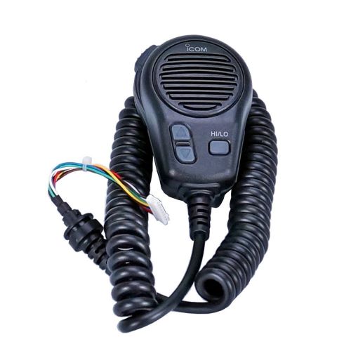 Icom standard hand mic f/m424 - black model#  hm196b