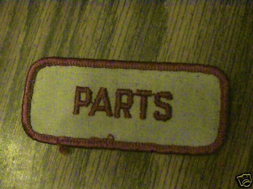 Parts,store, work,bussiness,co.collectable patch