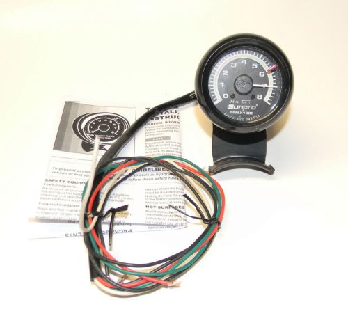 Vintage sun mini super tach ii tachometer cp 7906   excellent cond